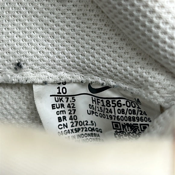 Nike // Waffle Debut Sneaker White leopard Print Sz 10 - Picture 8 of 8